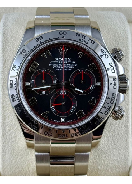 二手 ▶️ Rolex 勞力士 Daytona ◀️ 116509 白金紅針地通拿 (40mm) 